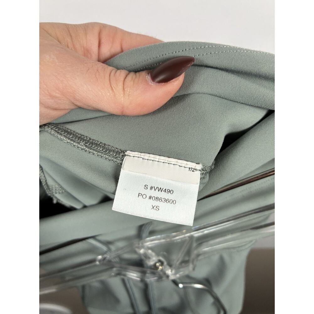 Vuori XS Daily Pocket Legging VW490 Sage Green High Rise Drawstring Athleisure - Picture 5 of 5